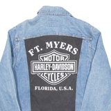 ANDERSON AND WILLS Womens Denim Jacket Blue M