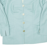 LUISA SPAGNOLI Womens Blazer Jacket Blue M