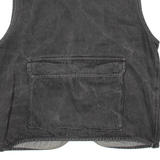 SPORTS WEAR FROM H&M Mens Biker Gilet Black M