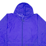 HELLY HANSEN Mens Rain Jacket Blue Hooded L
