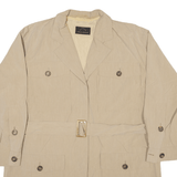 SONIA BOGNER Womens Trench Coat Beige XL