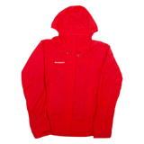 MAMMUT Womens Jacket Red Hooded XS