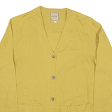MARC AUREL Womens Chore Jacket Yellow S