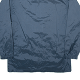 SLAZENGER Mens Rain Jacket Blue Nylon Hooded M
