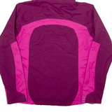 JACK WOLFSKIN Womens Rain Jacket Purple Hooded S