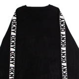 DKNY Womens Jumper Black Crew Neck Tight Knit Viscose M
