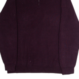 DIESEL Mens Jumper Maroon 1/4 Zip Tight Knit 2XL