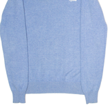 DIESEL Mens Jumper Blue Crew Neck Tight Knit S