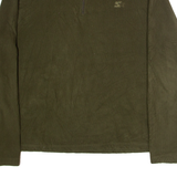 STARTER Mens Fleece Green 1/4 Zip L