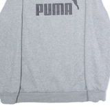 PUMA Mens Sweatshirt Grey Crew Neck M