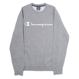CHAMPION Mens Sweatshirt Grey Crew Neck S