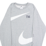NIKE Mens Sweatshirt Grey Crew Neck S