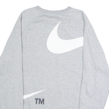 NIKE Mens Sweatshirt Grey Crew Neck S