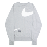 NIKE Mens Sweatshirt Grey Crew Neck S