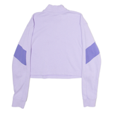 PUMA Cropped Womens Sweatshirt Purple M