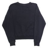 REEBOK Womens Sweatshirt Black Crew Neck XS