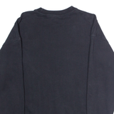 ADIDAS ORIGINALS Womens Sweatshirt Black Crew Neck UK 12