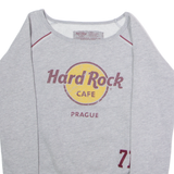 HARD ROCK CAFE Prague Womens Sweatshirt Grey Crew Neck S