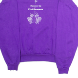 SWITCHER Swiss Zoo Mens Sweatshirt Purple High Neck L