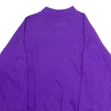 SWITCHER Swiss Zoo Mens Sweatshirt Purple High Neck L