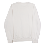 GUESS Mens Sweatshirt Cream Crew Neck M