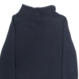 PUMA Womens Sweatshirt Black Roll Neck UK 14