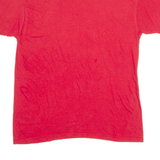 FRUIT OF THE LOOM Mens T-Shirt Red Crew Neck M