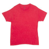FRUIT OF THE LOOM Mens T-Shirt Red Crew Neck M