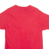 FRUIT OF THE LOOM Mens T-Shirt Red Crew Neck M
