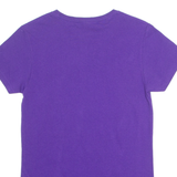 GILDAN It's A Huber Thing Mens T-Shirt Purple Crew Neck S