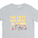 DISNEY Toy Story 4 Mens T-Shirt Grey Crew Neck XS