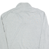 NAUTICA Mens Jumper Grey 1/4 Zip Tight Knit L