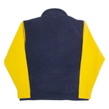 CHAMPION Mens Fleece Blue 1/4 Zip 90s S