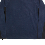 NAUTICA Mens Fleece Blue 1/4 Zip L