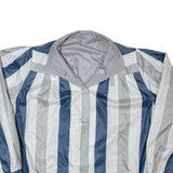CLAUDE HARVEY Mens Lined Jacket Grey 90s Striped M