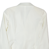 PIU & PIU Womens Blazer Jacket White M