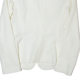 PIU & PIU Womens Blazer Jacket White M