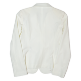 PIU & PIU Womens Blazer Jacket White M
