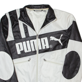 PUMA Womens Bomber Jacket Black Colourblock UK 8
