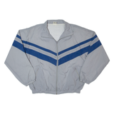 PLAY CREW Mens Shell Jacket Grey Nylon 90s L
