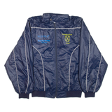 Zip-off Mens Jacket Blue Hooded L