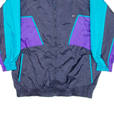 DESIGN RA Womens Shell Jacket Blue Colourblock L