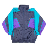 DESIGN RA Womens Shell Jacket Blue Colourblock L