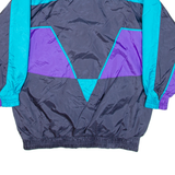 DESIGN RA Womens Shell Jacket Blue Colourblock L