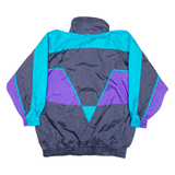DESIGN RA Womens Shell Jacket Blue Colourblock L
