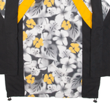TOLERANCE Womens Track Jacket Black Floral UK 14