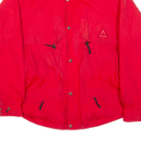 SOS Mens Coat Red Nylon S