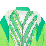 Mens Shell Jacket Green Colourblock 2XL