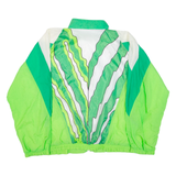 Mens Shell Jacket Green Colourblock 2XL