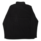 REGATTA Womens Fleece Black 1/4 Zip UK 14